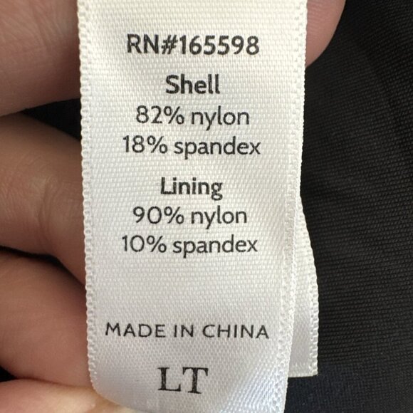 Andie Nantucket Women L Tall Black 1 Piece Swimsuit A0171 NWT One Shoulder 9538 - Picture 12 of 16